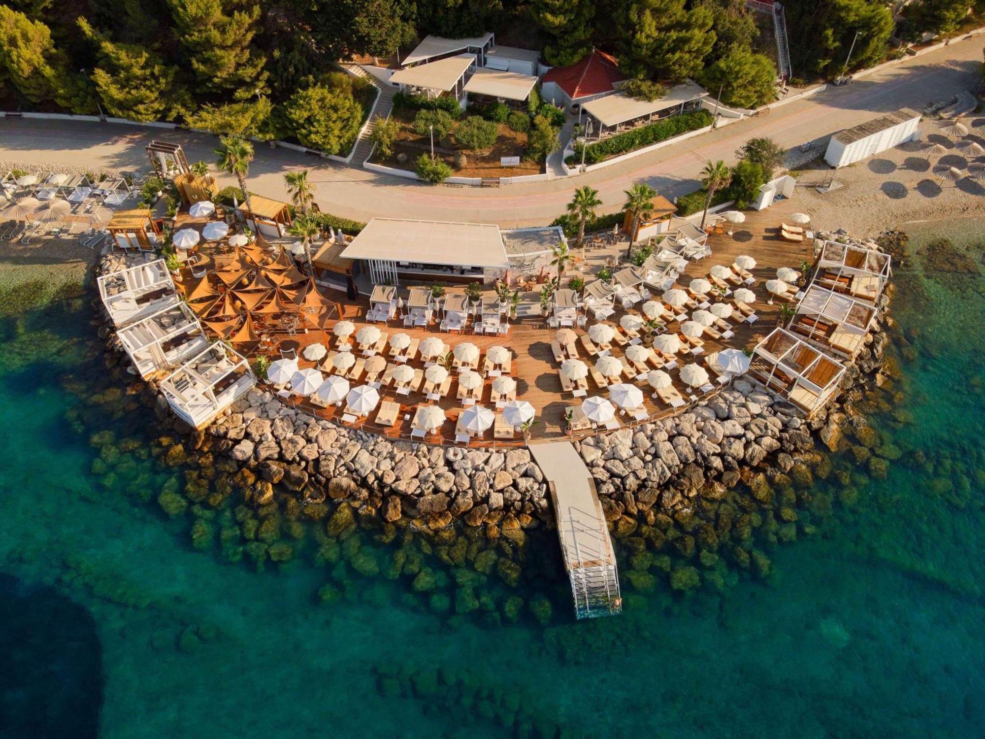 Radisson Blu Resort & Spa Spalato Esterno foto Aerial view of the restaurant